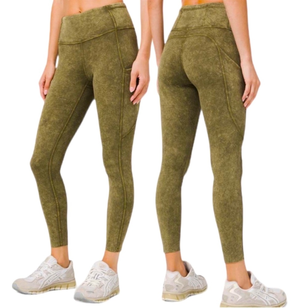 Lululemon Fast and Free High Rise legging, ice dye
